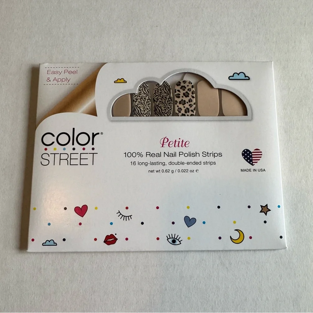 *Retired* Color Street: Take Meowt (petite) |  Leopard Print Tiger Animal Beige - Picture 3 of 10